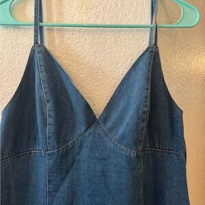 Lulu's Light Blue Denim Dress